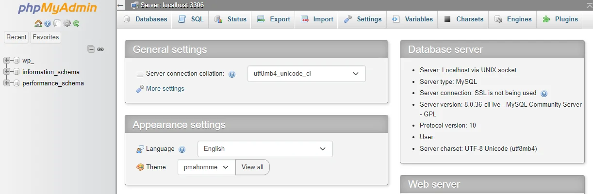 Доступ к PHP моей панели администратора accessing-php-my-admin
