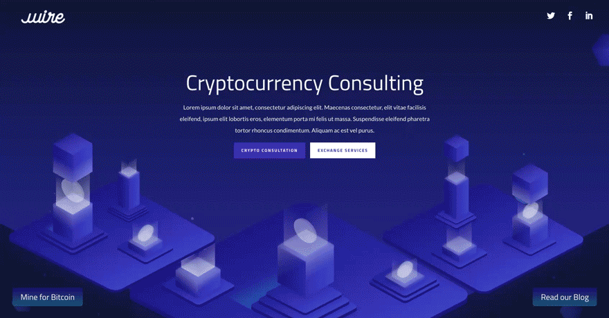 インテリアフロート付き4コーナーナビゲーションのGIF