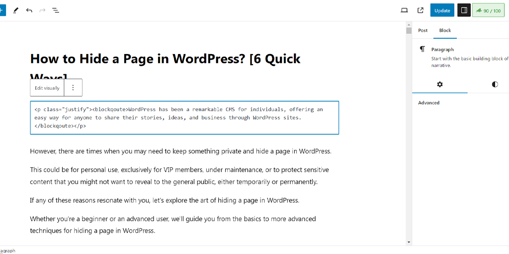 ¿Cómo sangrar párrafos en un sitio web de WordPress? 4 maneras rápidas 10 image 69 How to Indent Paragraphs in WordPress Website? 4 Quick Ways