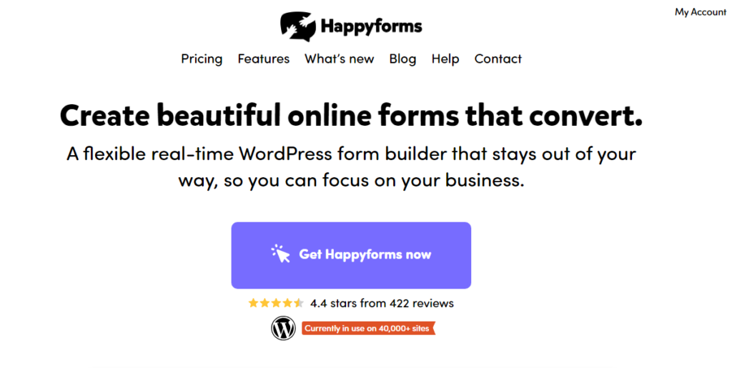happyforms - WPForms alternatifleri