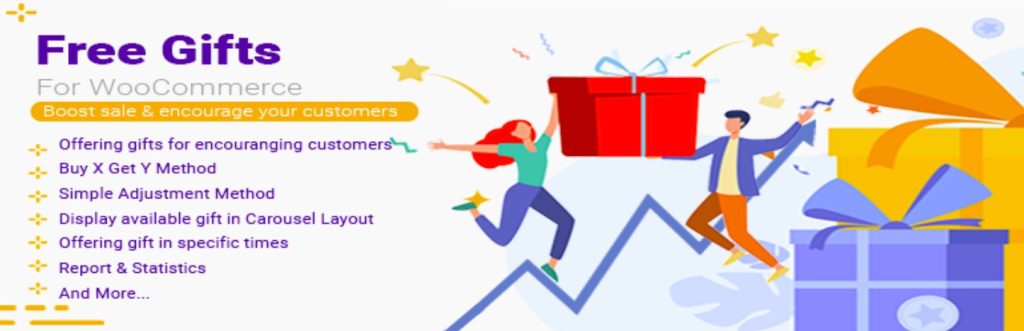 30+ يجب أن يكون لديك ملحقات WooCommerce 2024 4 Free Gifts
