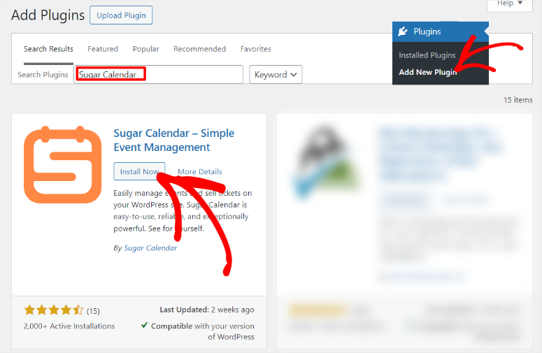 şeker-takvim-kurulum-ücretsiz-eklenti - IsItWP - Ücretsiz WordPress Tema Dedektörü sugar calendar install free plugin