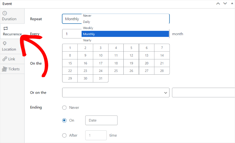 şeker-takvim-yineleme - IsItWP - Ücretsiz WordPress Tema Dedektörü sugar calendar recurrence