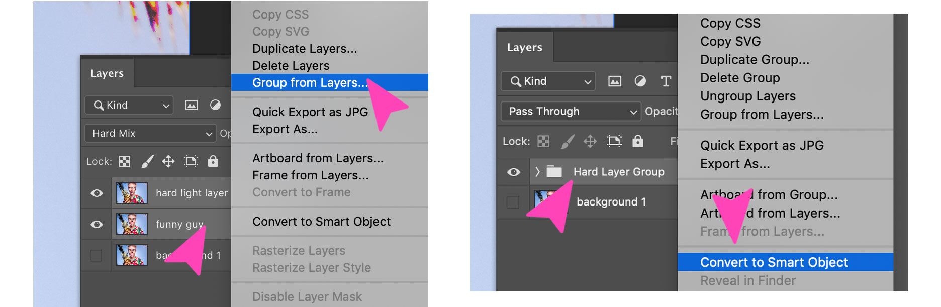 Screenshot von Photoshop-Aktionen, um ein Bild in ein Comic-Buch zu verwandeln
