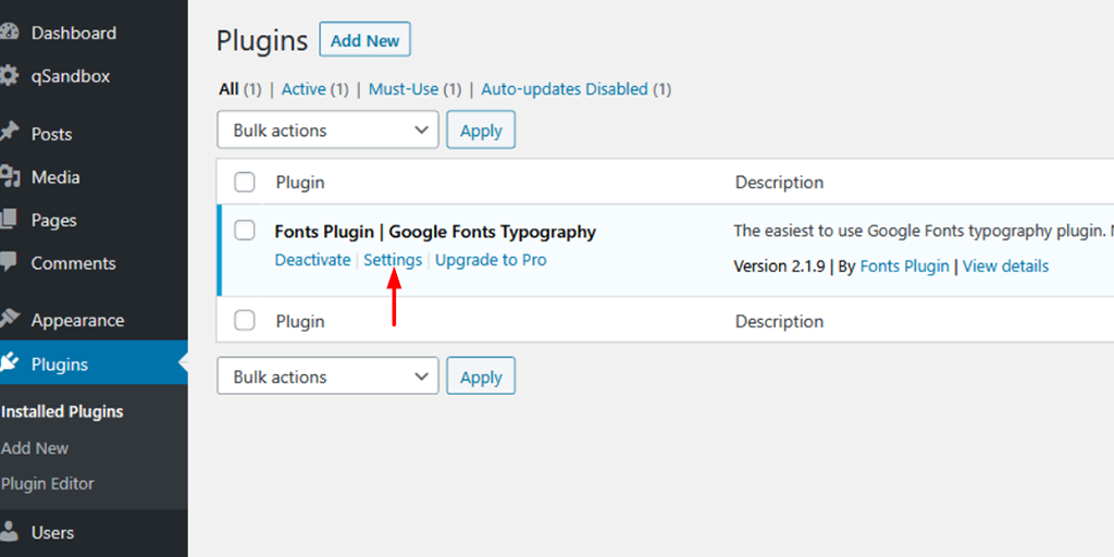 WordPress 2024에서 글꼴을 변경하는 방법(빠르고 쉬움!) 15 Fonts Plugin Settings