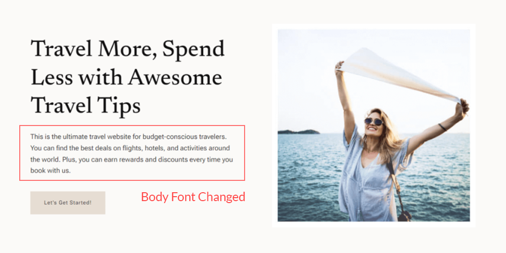 WordPress 2024에서 글꼴을 변경하는 방법(빠르고 쉬움!) 8 Preview of Changes in the Font