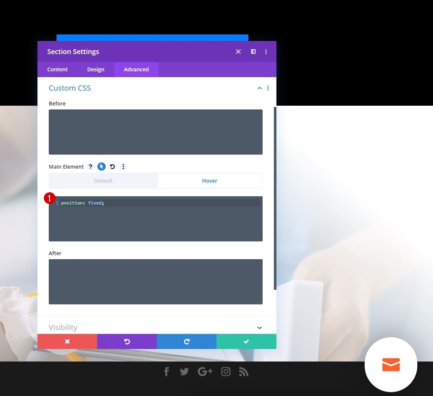 แบบฟอร์มการติดต่อคงที่