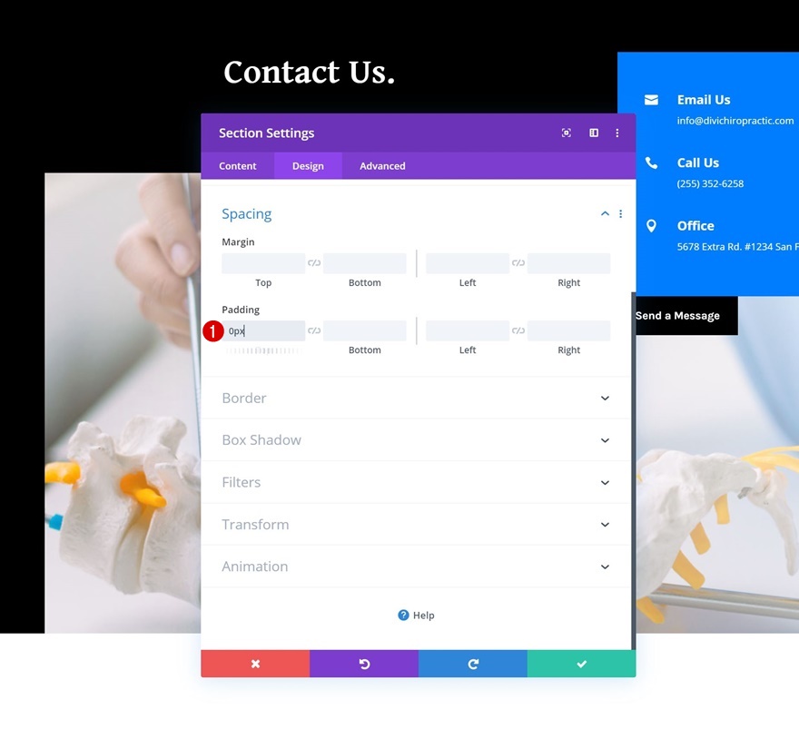 แบบฟอร์มการติดต่อคงที่