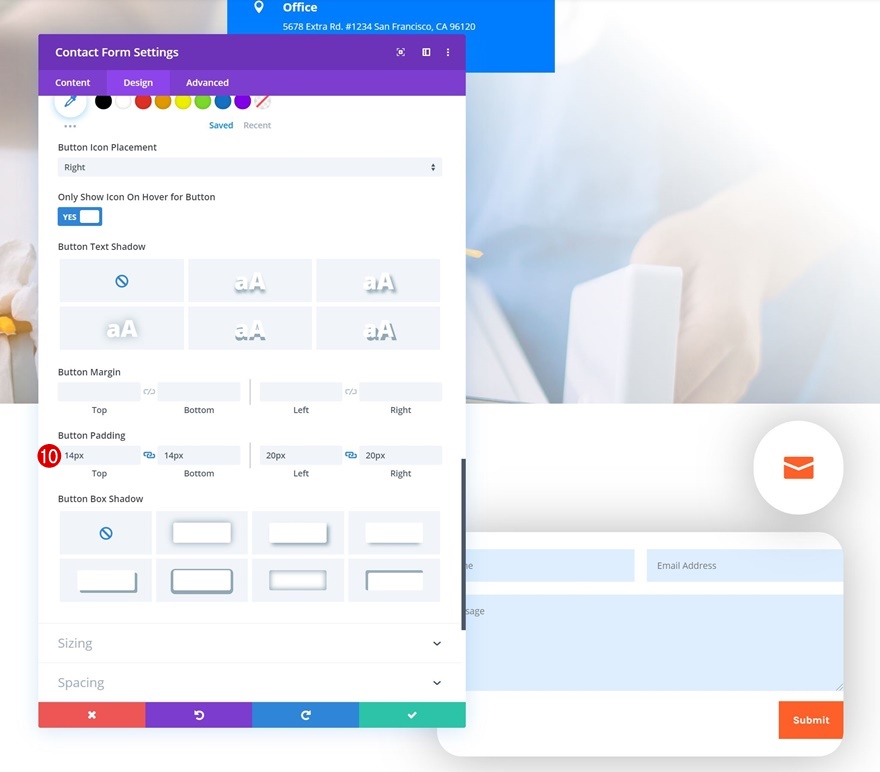 แบบฟอร์มการติดต่อคงที่