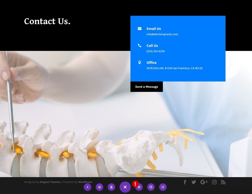 แบบฟอร์มการติดต่อคงที่