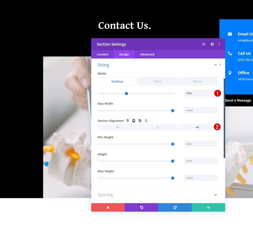 แบบฟอร์มการติดต่อคงที่