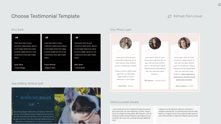 蓬勃發展的建築師證明模板 - IsItWP - 免費 WordPress 主題檢測器 thrive architect testimonial templates