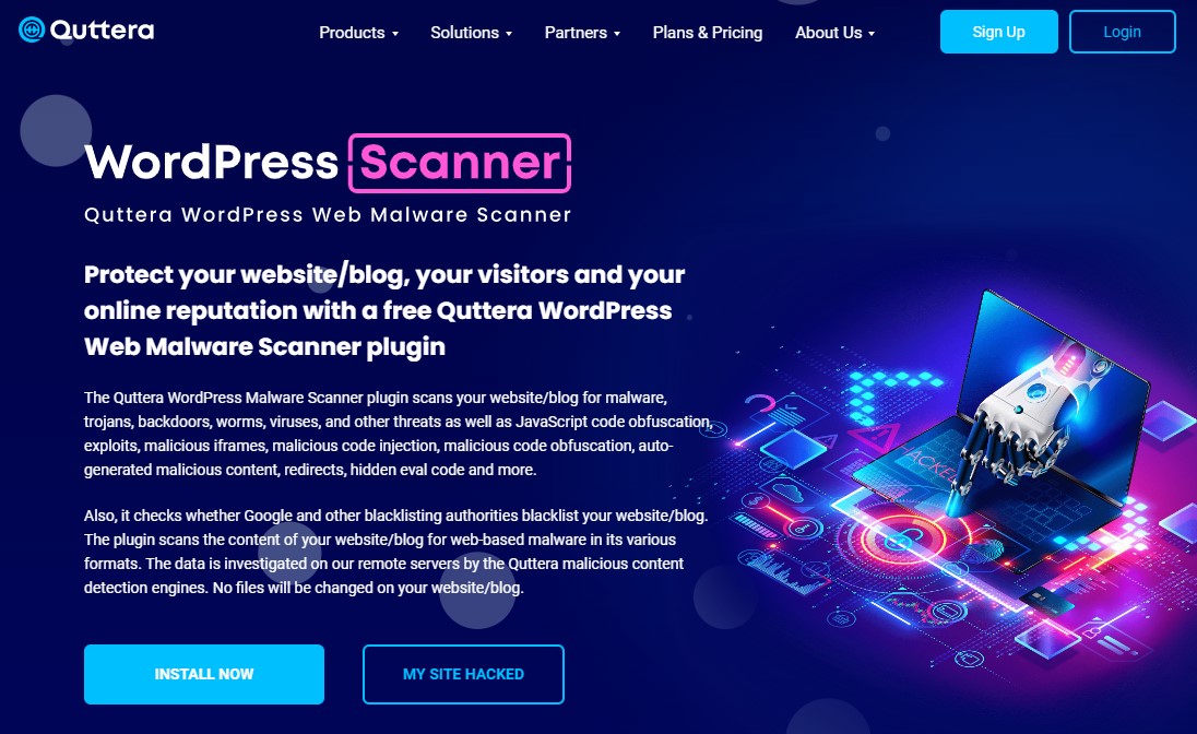 Quttera: detección y protección de malware en sitios web