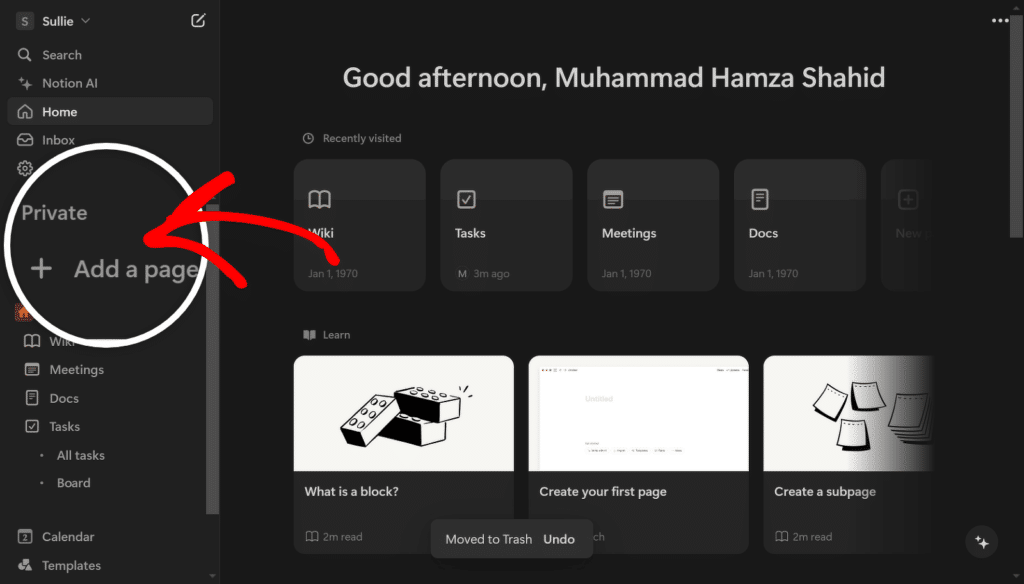 Seitenkonzept hinzufügen – WPForms notion add a page