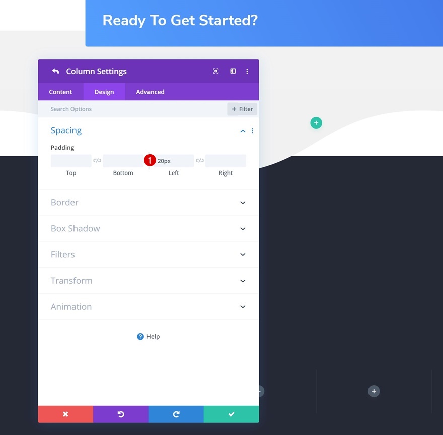 เลื่อนส่วนท้าย