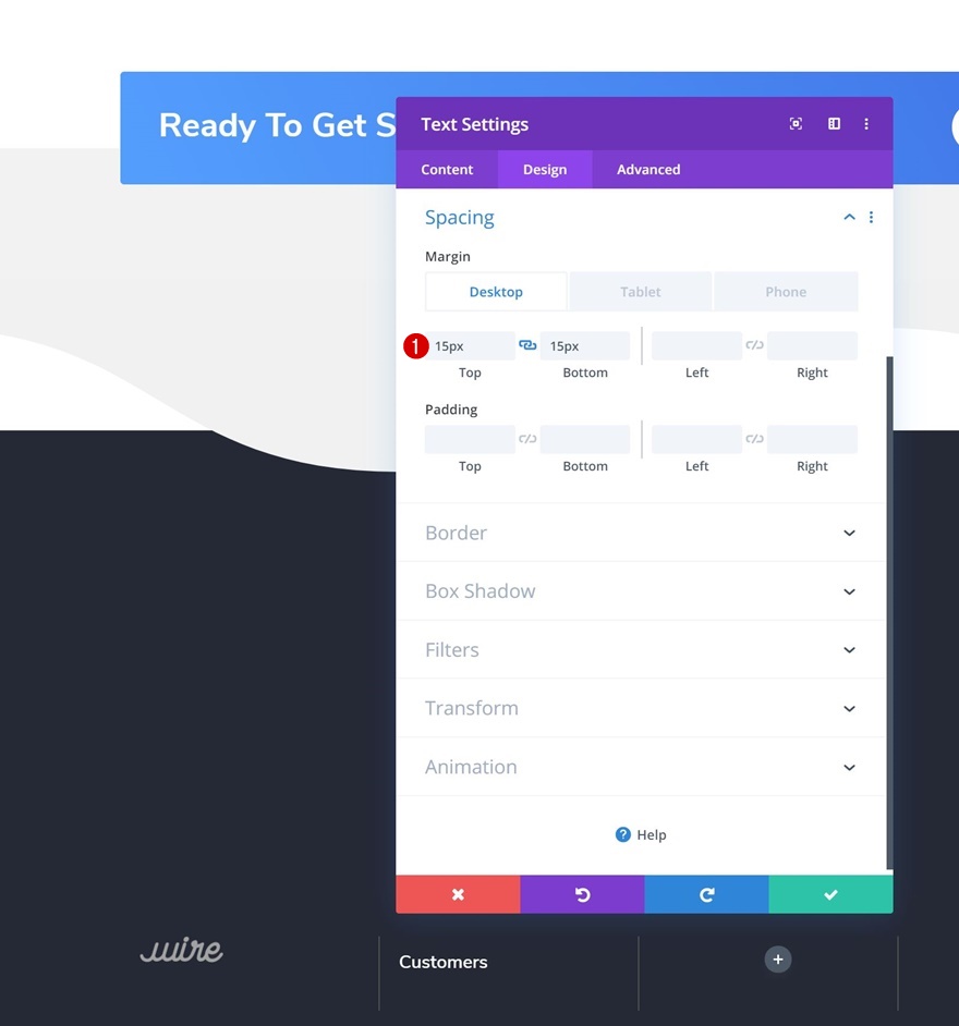 เลื่อนส่วนท้าย