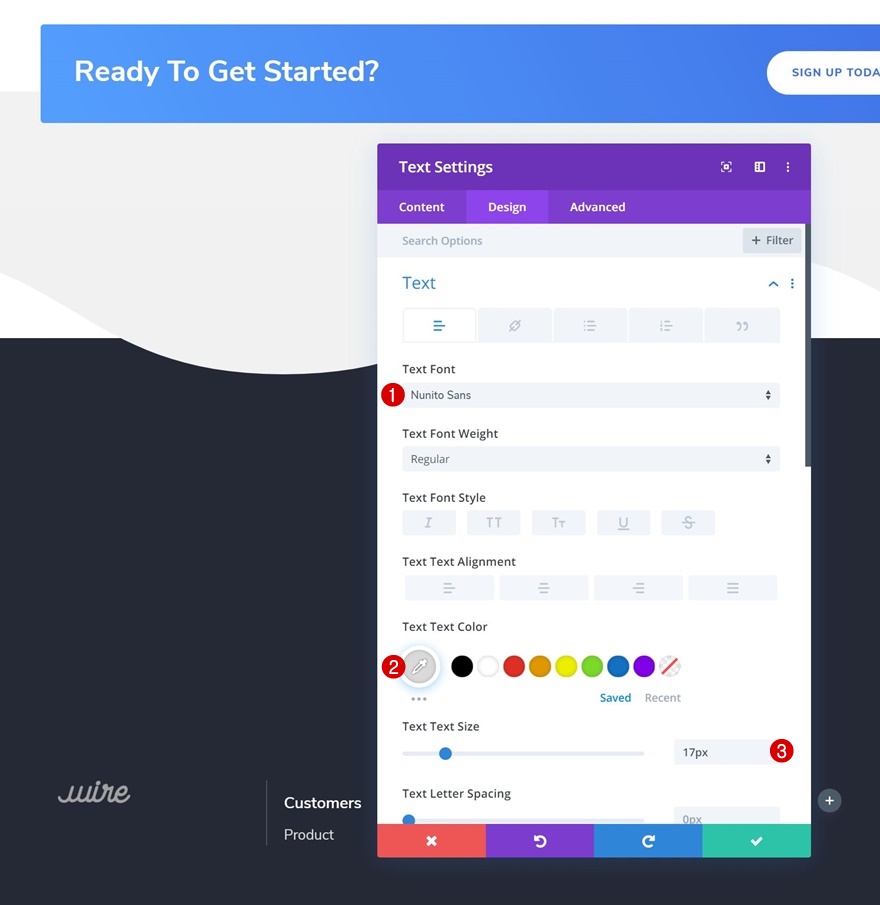 เลื่อนส่วนท้าย