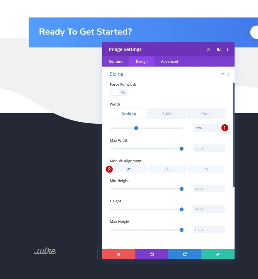 เลื่อนส่วนท้าย