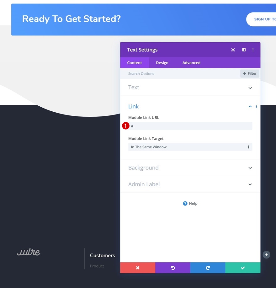 เลื่อนส่วนท้าย