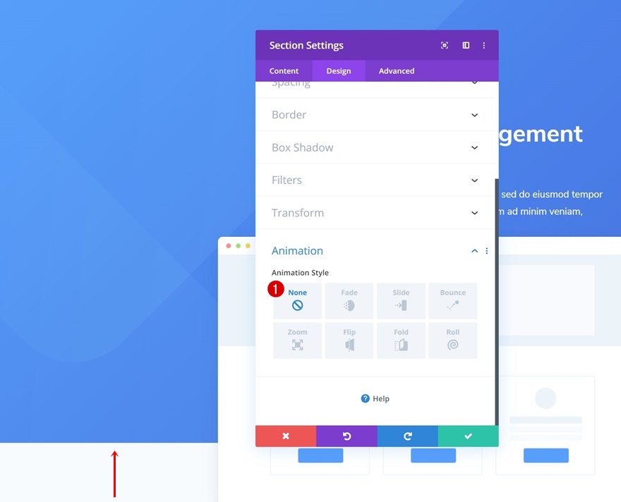 เลื่อนส่วนท้าย