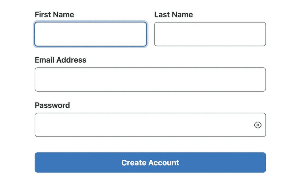 Pembuatan Akun - WPForms account creation