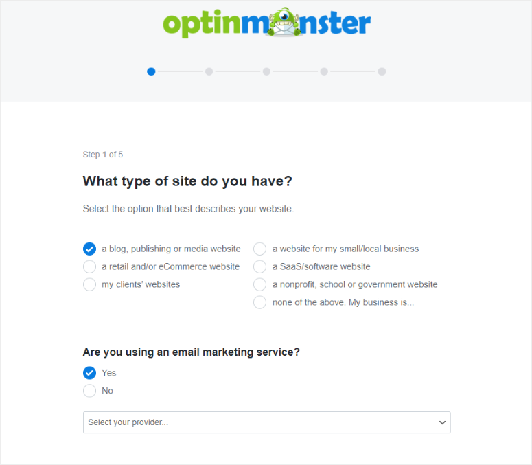 optinmonster-setup-wizard – IsItWP – Kostenloser WordPress-Theme-Detektor optinmonster setup wizard