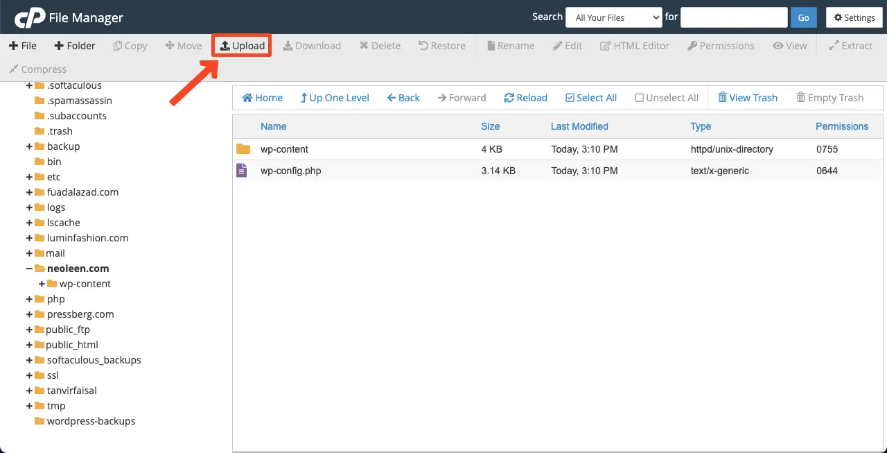 วิธีแก้ไขข้อผิดพลาดเซิร์ฟเวอร์ภายใน 500 ข้อใน WordPress 13 Upload the core WordPress files
