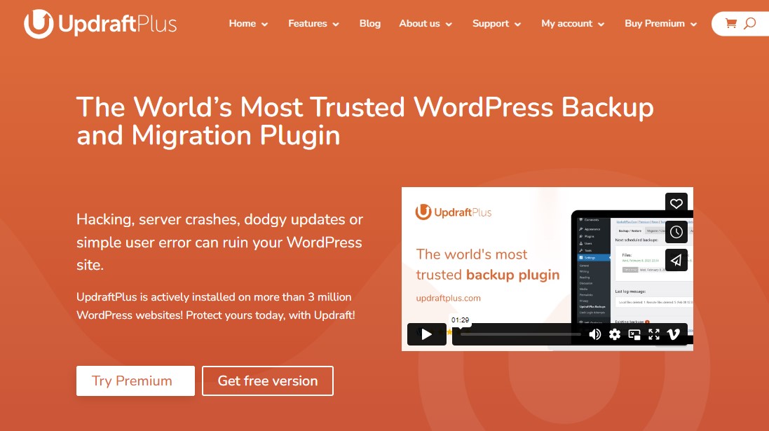 UpdraftPlus – Bestes WordPress-Backup-Plugin