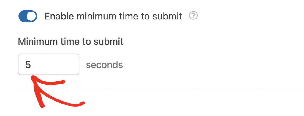 啟用最短提交時間 - WPForms enable minimum time to submit