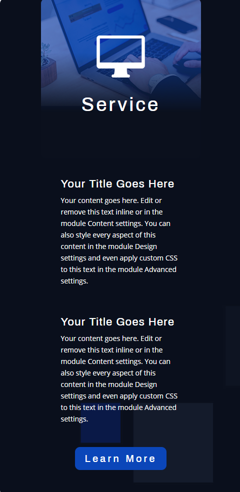 divi 팝업 서비스 설명