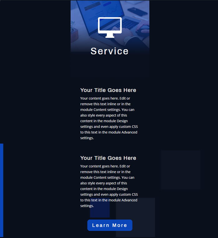 divi 팝업 서비스 설명