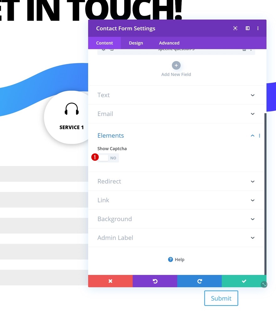 有針對性的聯繫表格