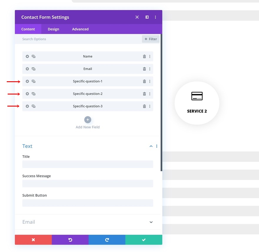 有針對性的聯繫表格