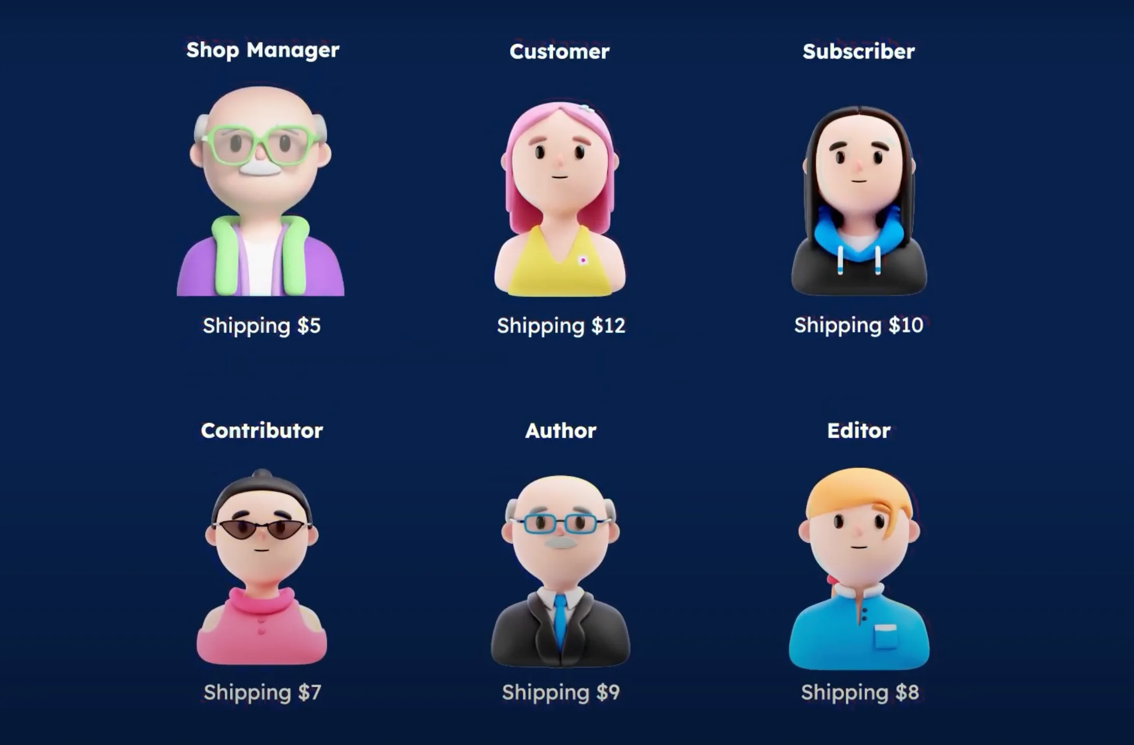 Koszt wysyłki oparty na rolach użytkownika w WooCommerce