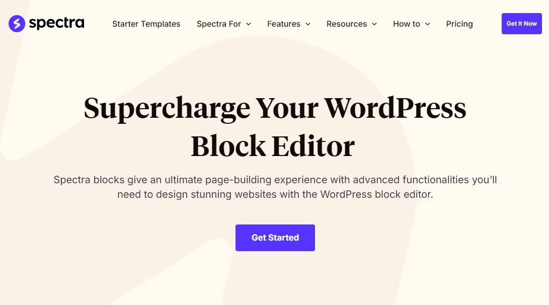 Spectra – WordPress Gutenberg-Blöcke