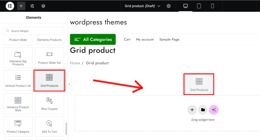 WooCommerce にグリッド製品を追加するにはどうすればよいですか? 10 grid product 1