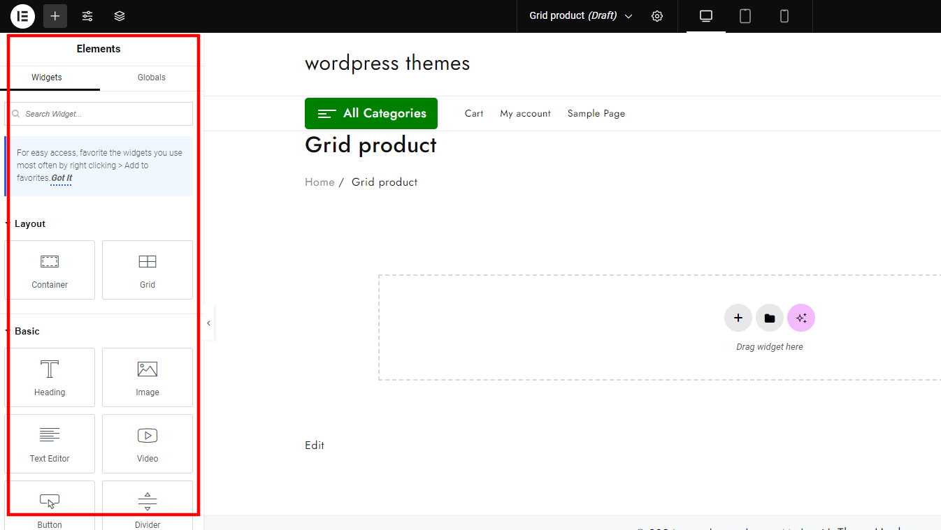 WooCommerce にグリッド製品を追加するにはどうすればよいですか? 9 sider 1