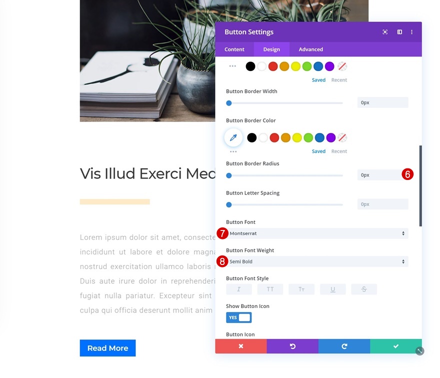 navigation côté colonne