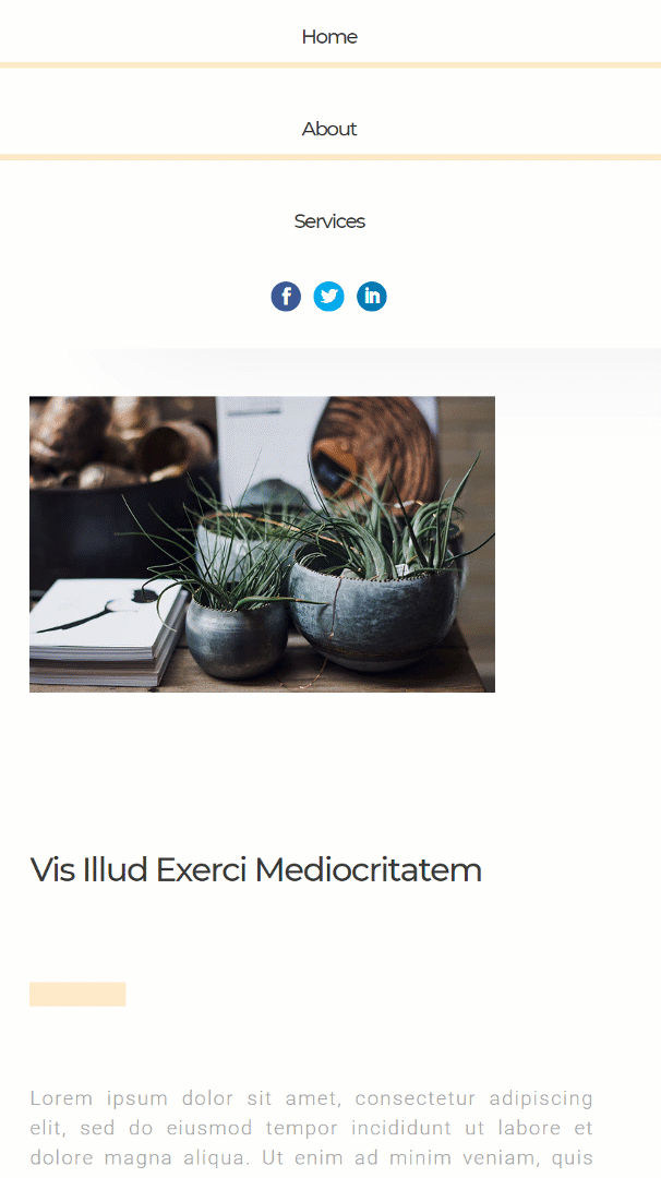 navigation côté colonne