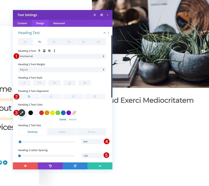 navigation côté colonne