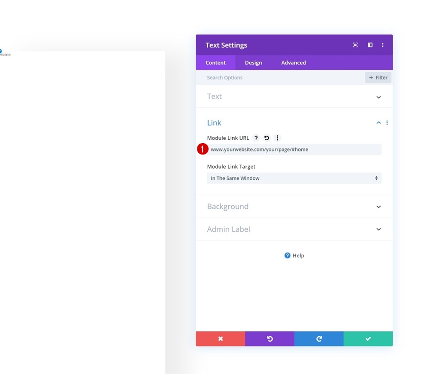 navigation côté colonne