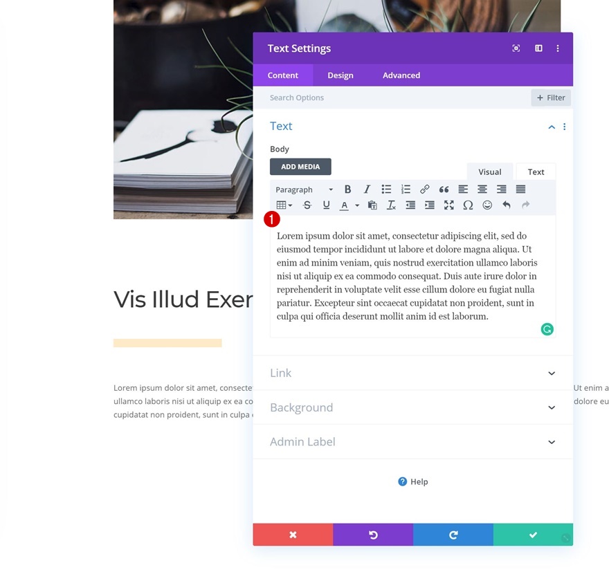 navigation côté colonne