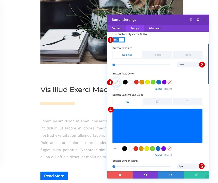 navigation côté colonne