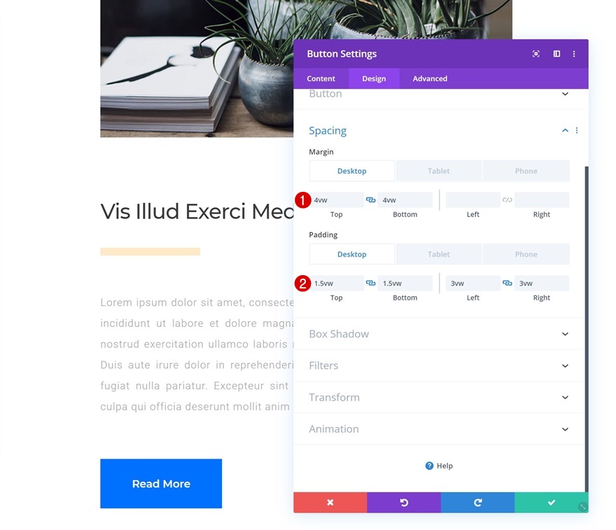 navigation côté colonne