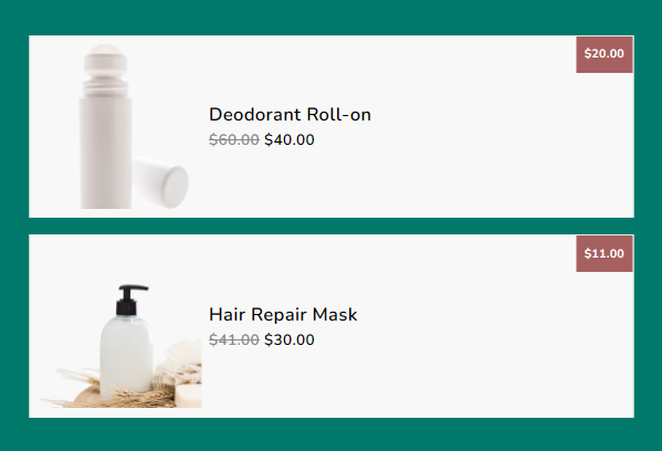 如何使用 Elementor 在 WooCommerce 中添加产品滑块(7 种布局)7 verticle product list