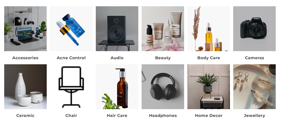如何使用 Elementor 在 WooCommerce 中添加产品滑块(7 种布局)4 product category 1