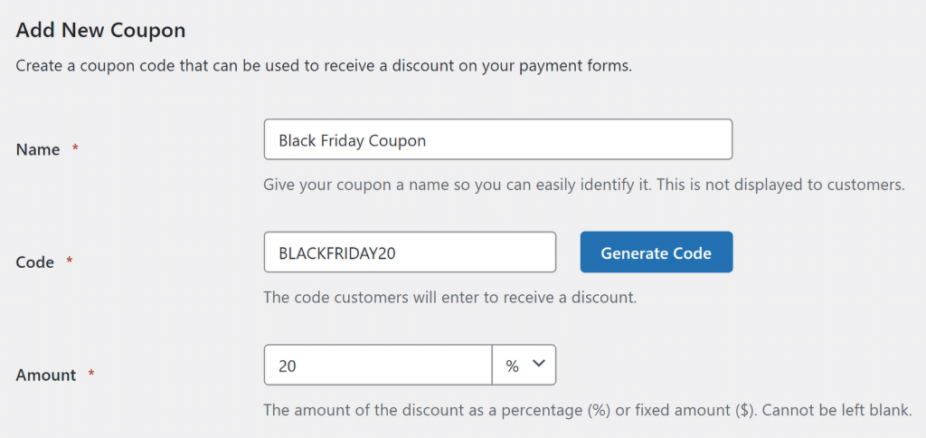 ブラック フライデー クーポン コード - WPForms black friday coupon codes