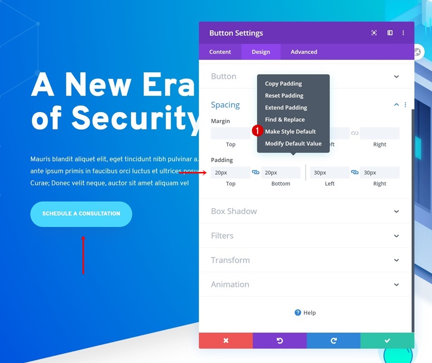estilos de pacote de layout