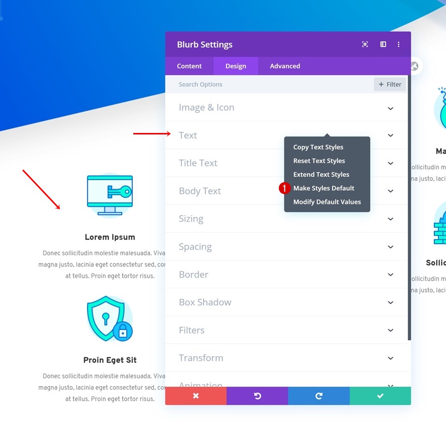 estilos de pacote de layout