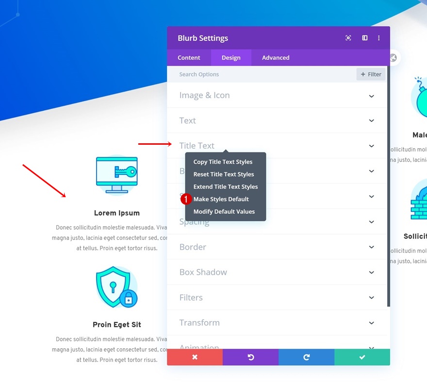 estilos de pacote de layout